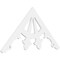 Ekena Millwork Pitch Riley Architectural Grade PVC Gable Pediment, 48"W x 24"H x 1"P (12/12) GPP048X024X100RIL - alternate 1